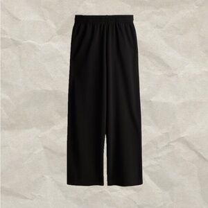 h&m black track pants